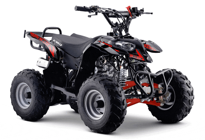 Pocket quad Razor 110cc Rouge